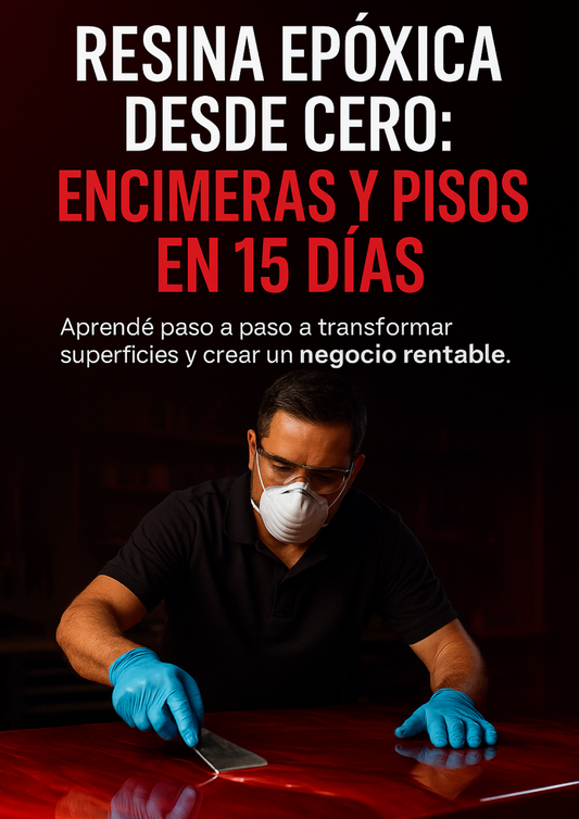 Resina Epóxica desde Cero: Encimeras y Pisos en 15 Días